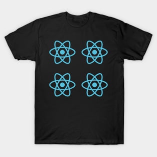 React JS Logo Stickets T-Shirt